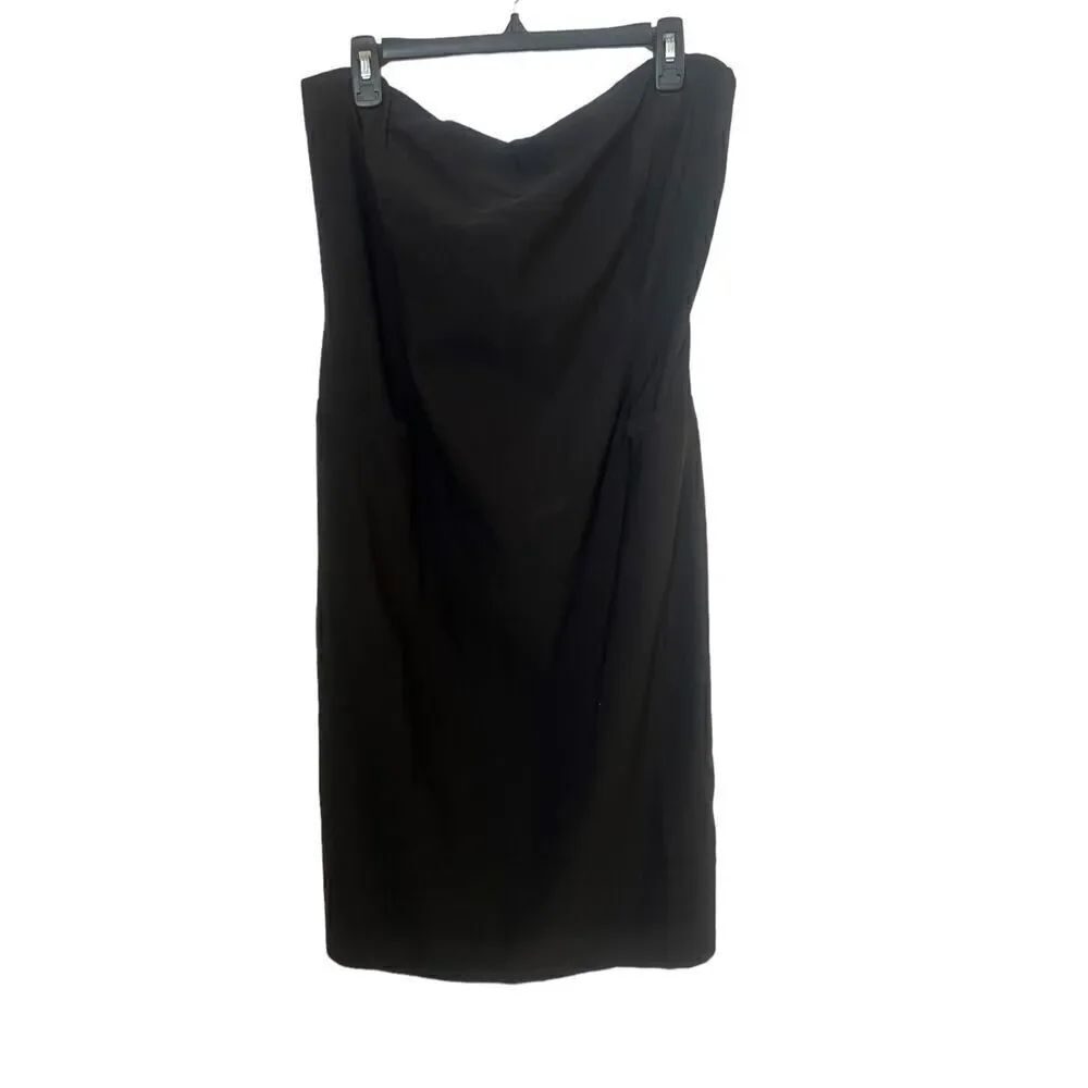 Shape fx by Newport News Strapless Classic Black Dress Sz 16